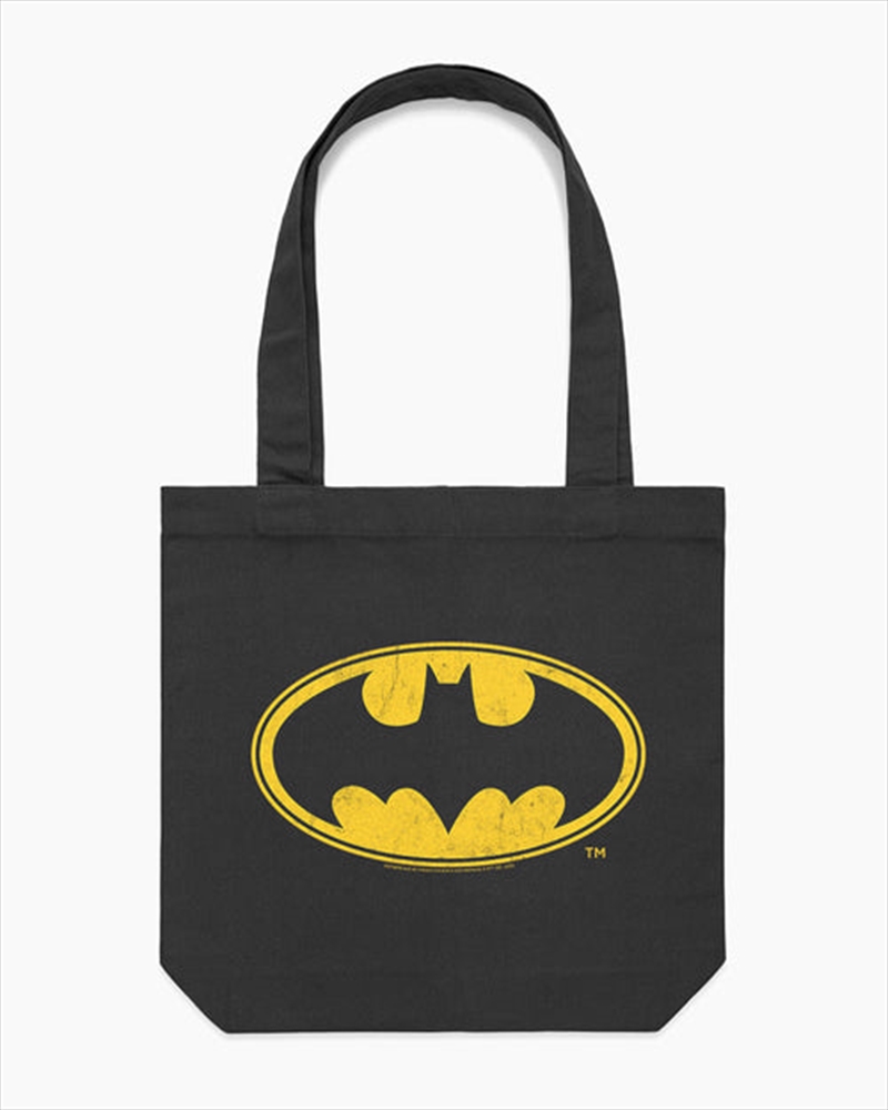 Batman Classic Logo Tote Bag - Black/Product Detail/Bags