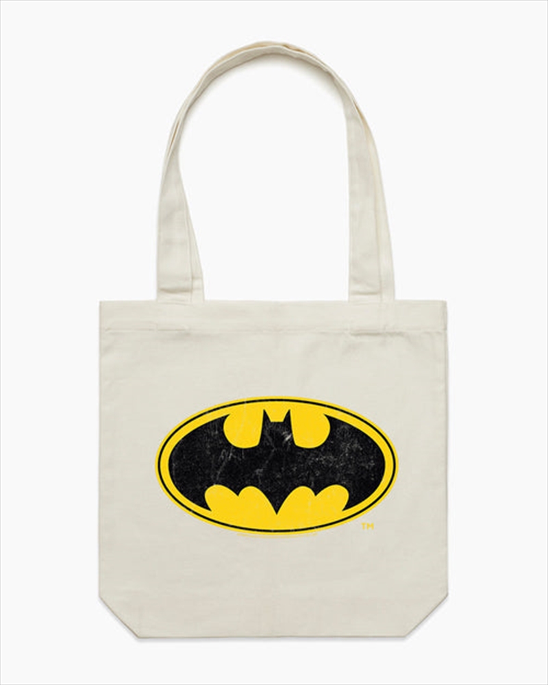 Batman Classic Logo Tote Bag - Natural/Product Detail/Bags