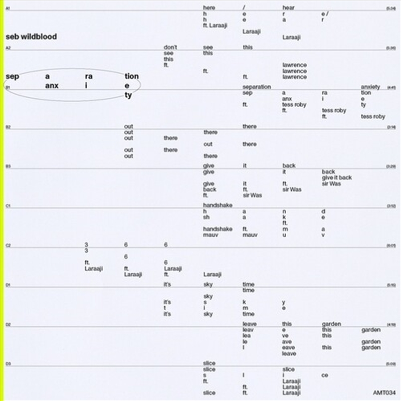 Separation Anxiety/Product Detail/Dance