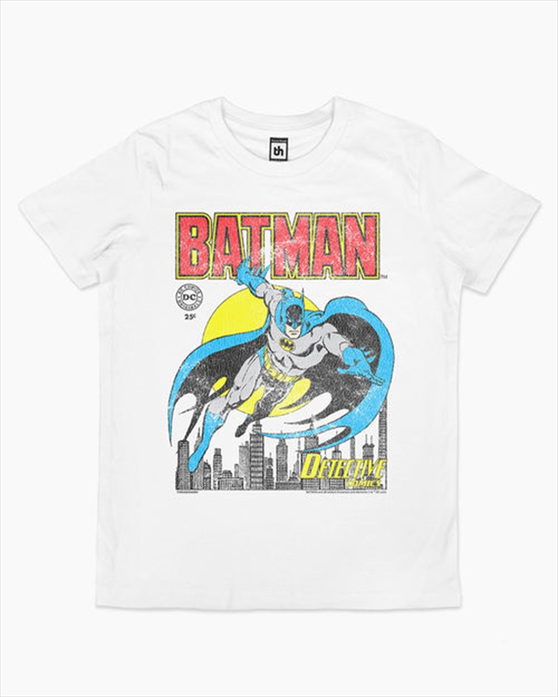 Batman Kids Tee -  White -  Size 4/Product Detail/Shirts