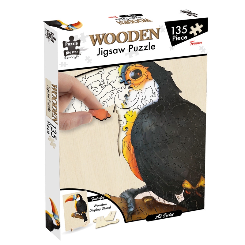 A3 Shaped Wooden Puzzle - Toucan/Product Detail/Jigsaw Puzzles
