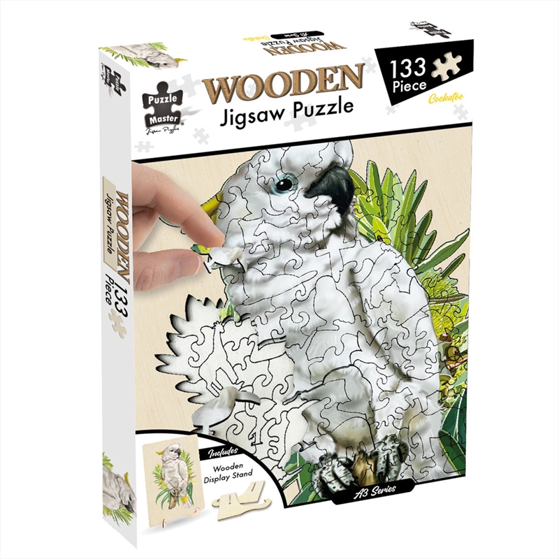 A3 Shaped Wooden Puzzle - Cockatoo/Product Detail/Jigsaw Puzzles