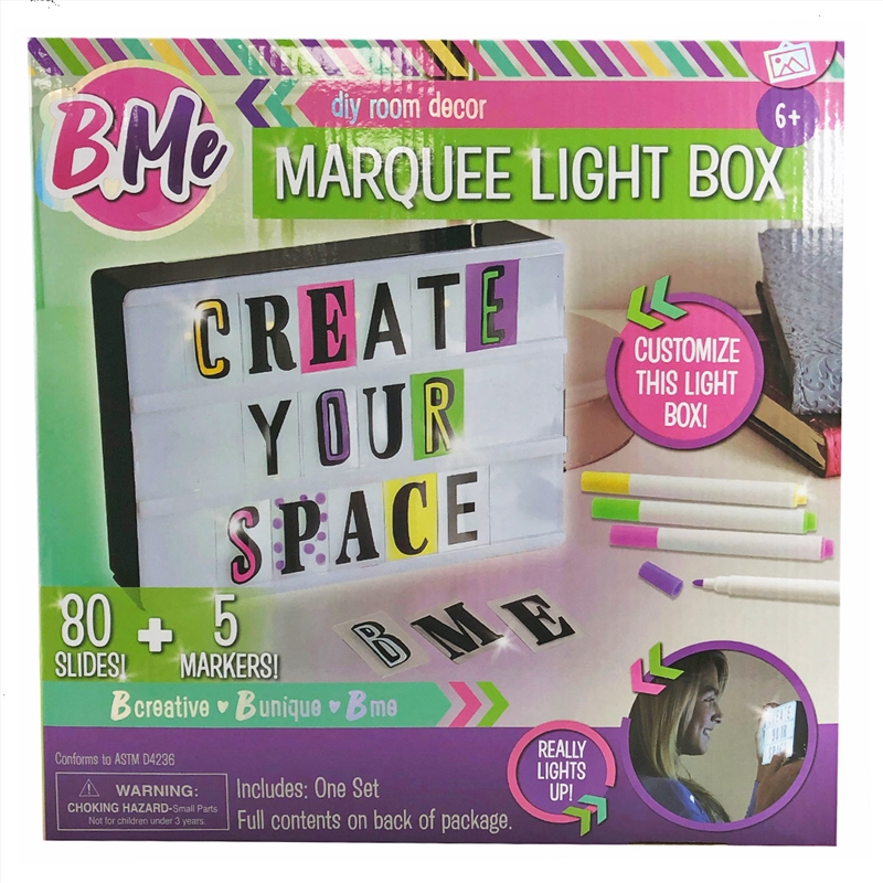 Light Up Marquee Box/Product Detail/Arts & Craft