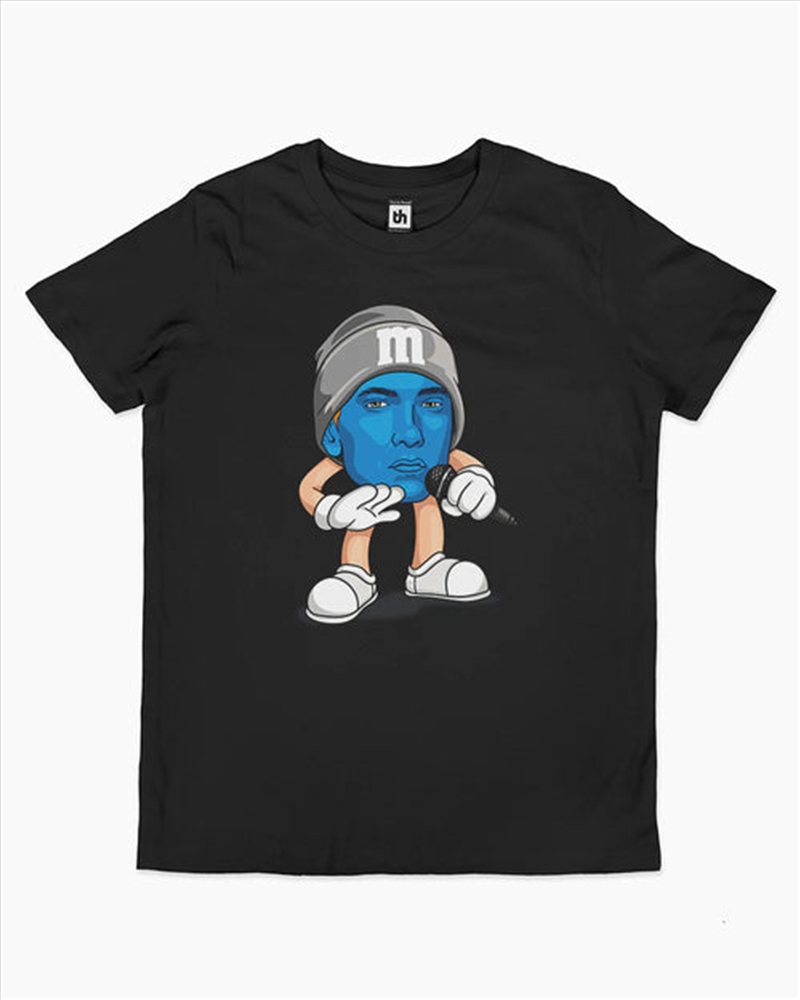 Eminems Kids Tee -  Black -  Size 8/Product Detail/Shirts