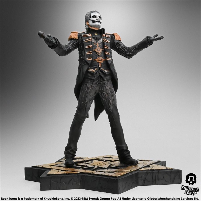 Ghost - Papa Emeritus in Military Jacket Rock Iconz Statue/Product Detail/Statues