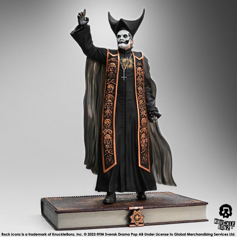Ghost - Papa Emeritus in Black Robes Rock Iconz Statue/Product Detail/Statues