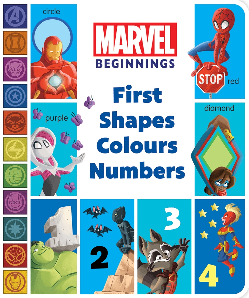 First Shapes Colours Numbers (Marvel Beginnings)/Product Detail/Childrens