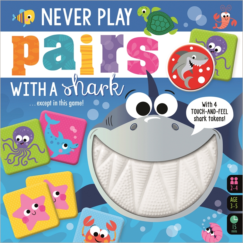 Never Play Pairs With A Shark/Product Detail/Kids Activity Books