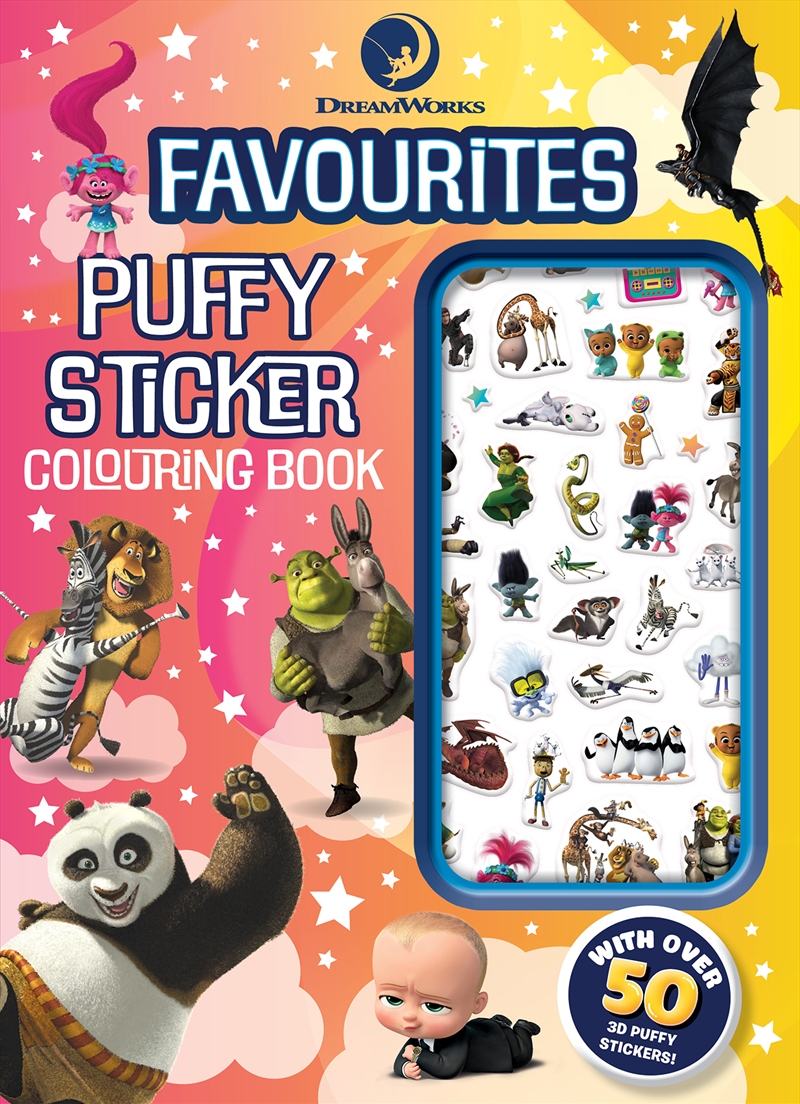Dreamworks Favourites: Puffy Sticker Colouring Book/Product Detail/Kids Activity Books