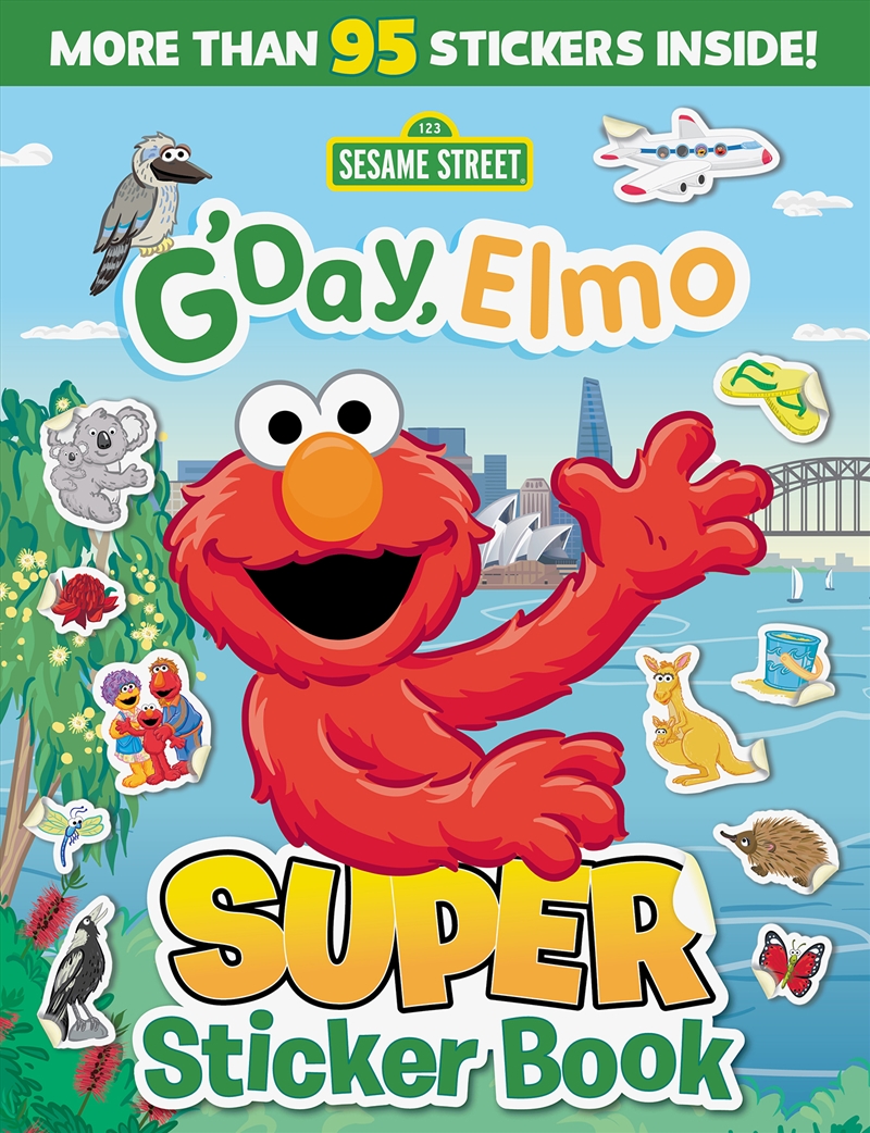 G'Day, Elmo: Super Sticker Book (Sesame Street)/Product Detail/Kids Activity Books