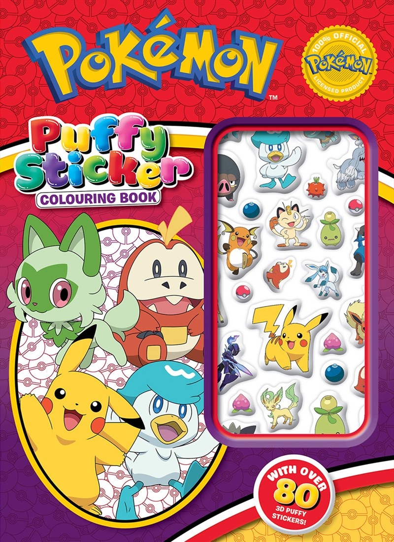 Pokémon: Puffy Sticker Colouring Book (Featuring Paldea Region)/Product Detail/Kids Colouring
