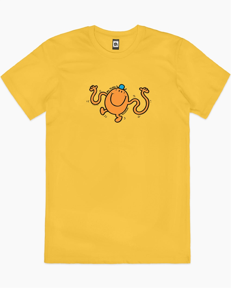 Mr Tickle Mini Kids Tee -  Yellow -  Size 8/Product Detail/Shirts