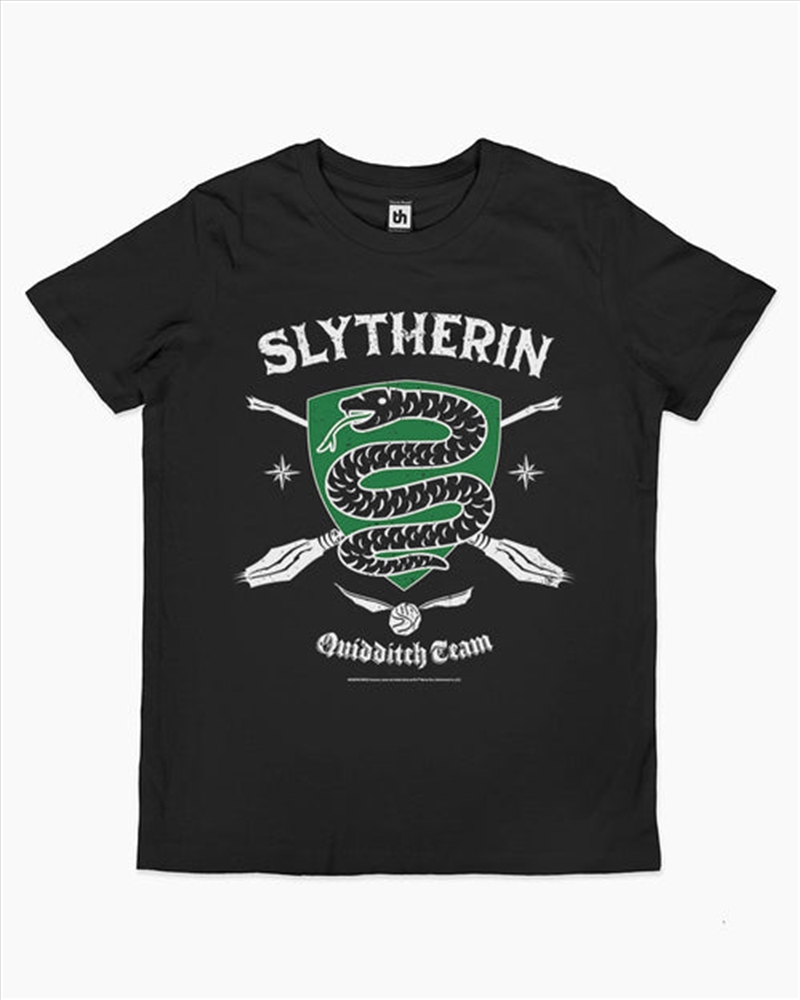 Slytherin Quidditch Team Kids Tee -  Black -  Size 10/Product Detail/Shirts