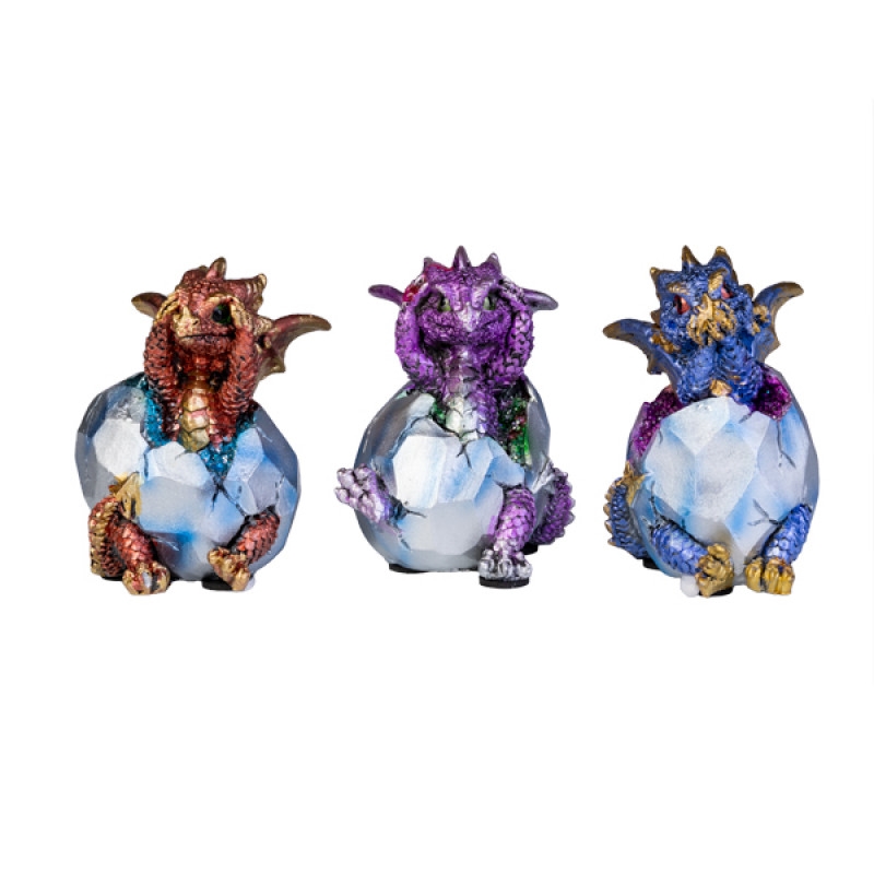 3 Wise Baby Dragons/Product Detail/Statues