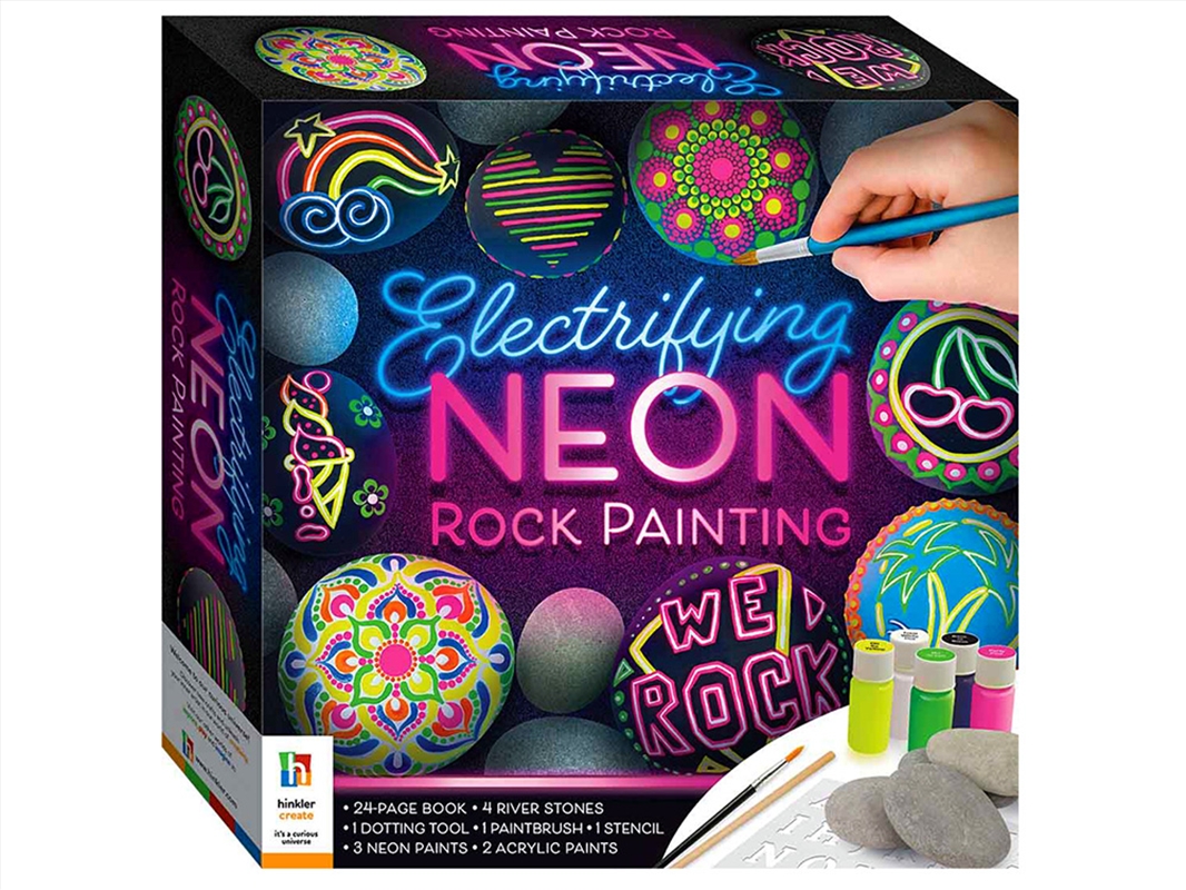 Electrifying Neon Rock Paintin/Product Detail/Arts & Craft