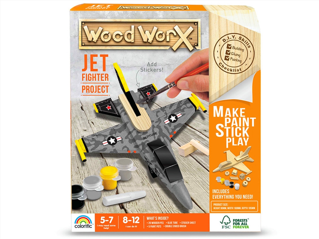 Wood Worx Jet Fighter Kit/Product Detail/Arts & Craft