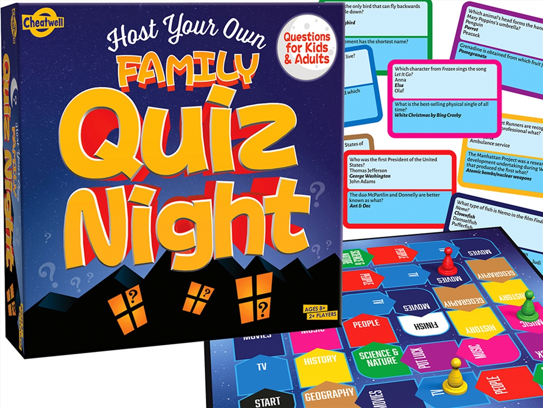 Family Quiz Night Board Game/Product Detail/Games