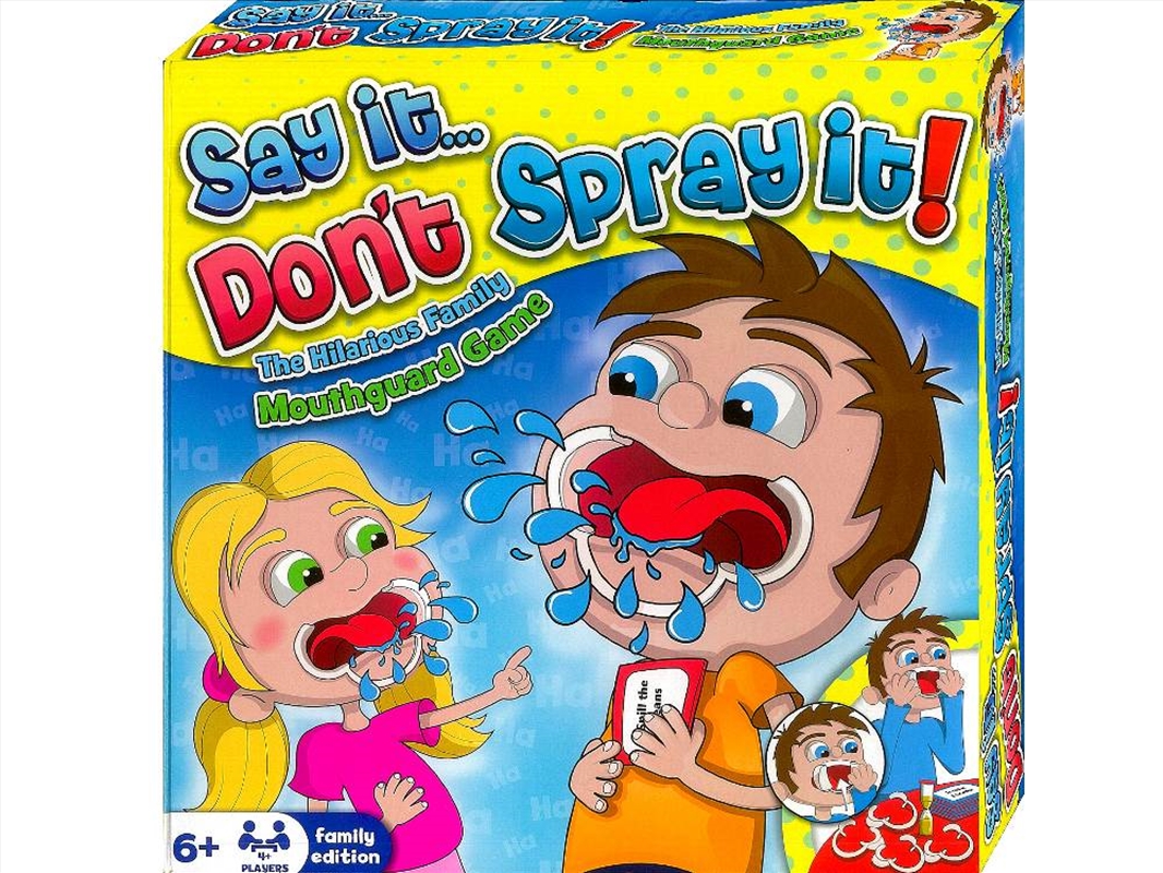 Say It...Don't Spray It!/Product Detail/Board Games