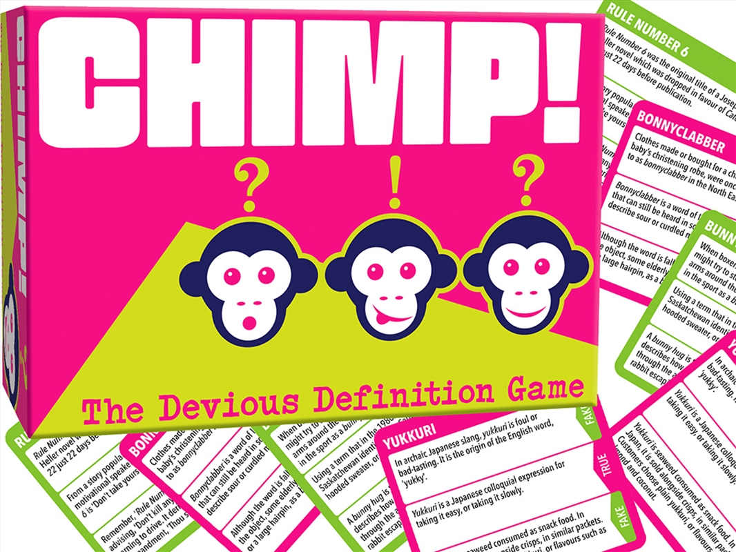 Chimp! Devious Definition Game/Product Detail/Card Games