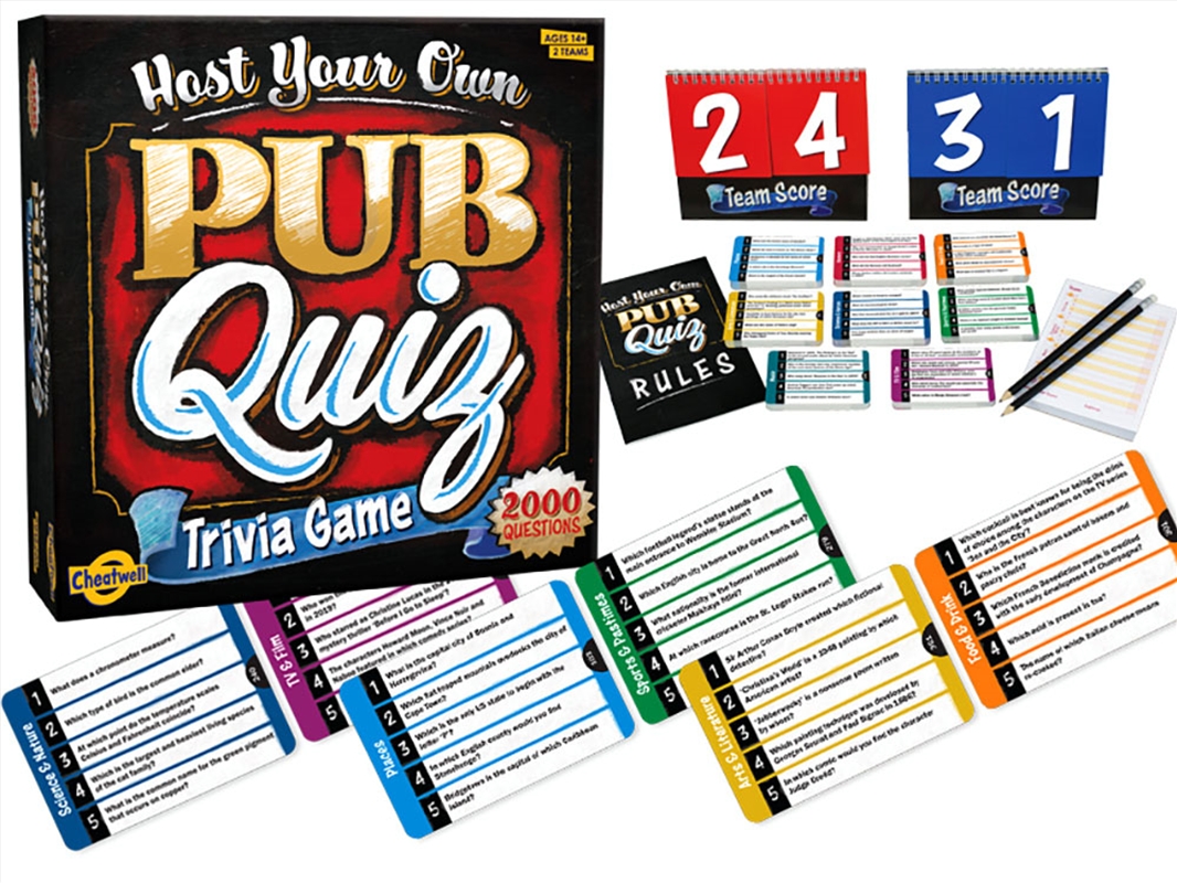 Pub Quiz  *Refresh*/Product Detail/Card Games