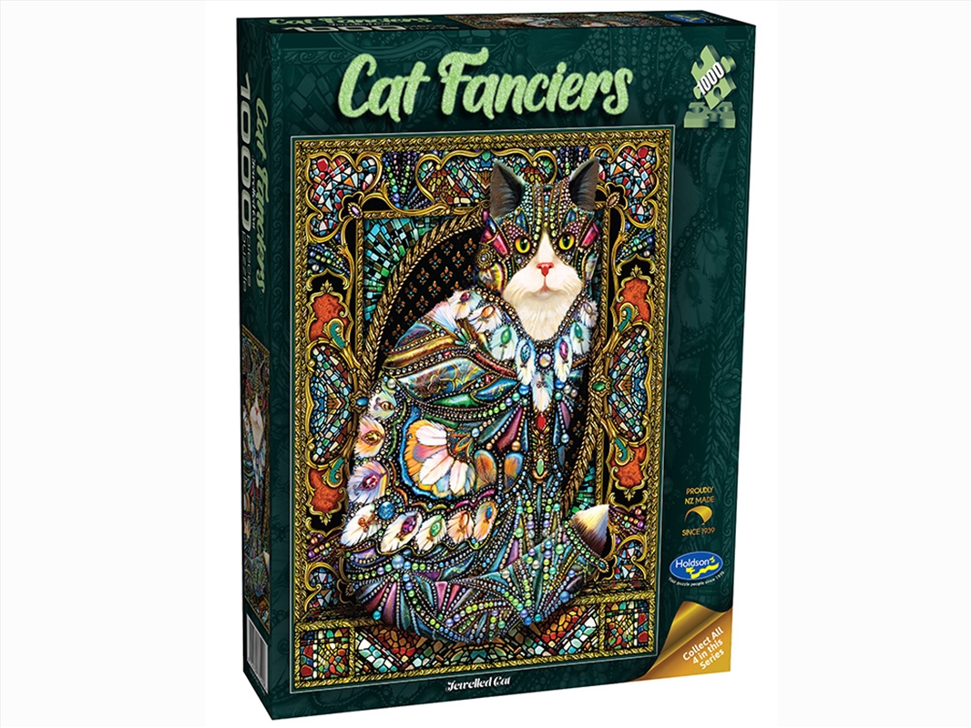 Cat Fanciers Jewelled Cat 1000Pc/Product Detail/Jigsaw Puzzles