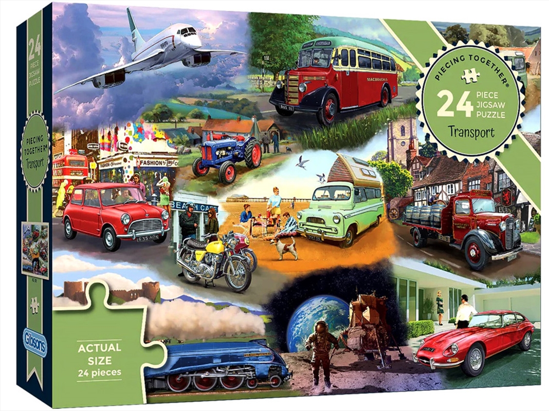 Piecing Together Transport 24P/Product Detail/Jigsaw Puzzles