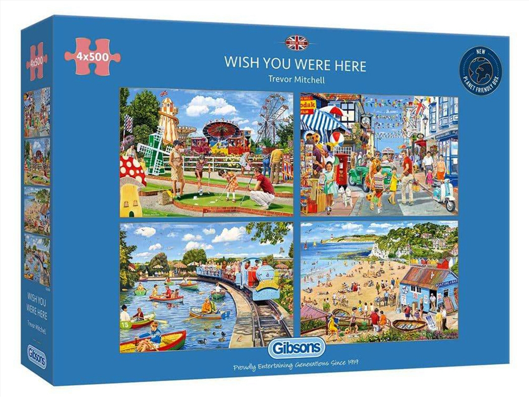 Wish You Were Here 4 X 500Pc/Product Detail/Jigsaw Puzzles
