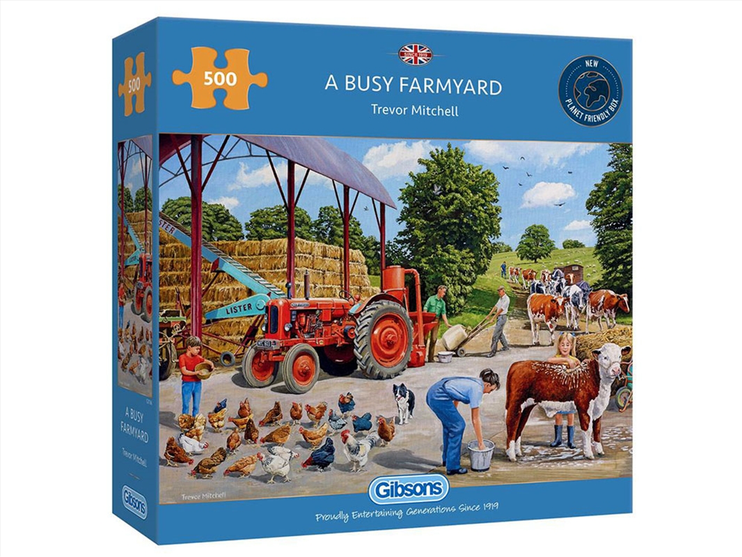 A Busy Farmyard 500Pc/Product Detail/Jigsaw Puzzles