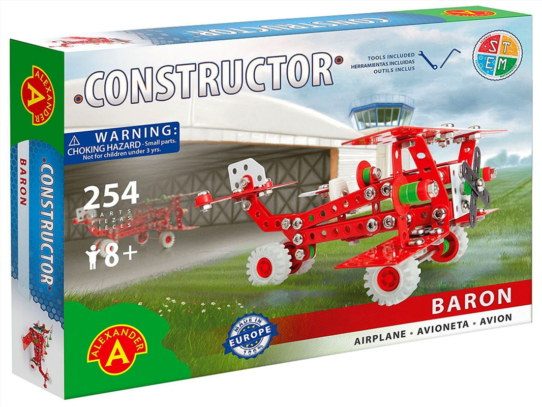 Red Baron Aeroplane 254Pc/Product Detail/Toys