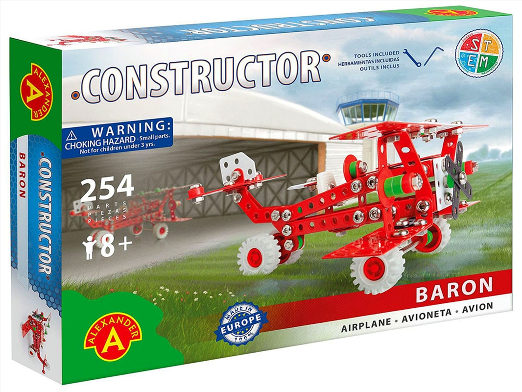 Red Baron Aeroplane 254Pc/Product Detail/Toys