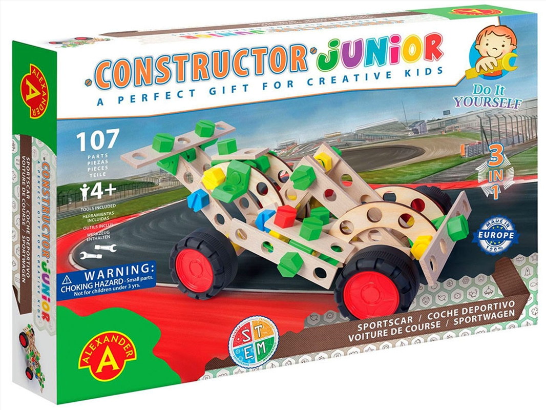 Junior Sportscar 3-In-1 107Pc/Product Detail/Toys