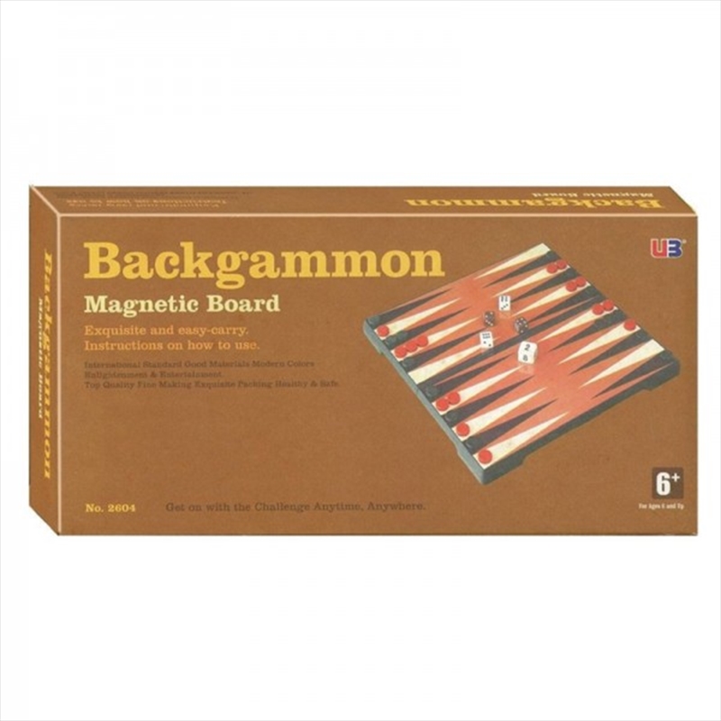 Backgammon, Magnetic 10"/Product Detail/Games