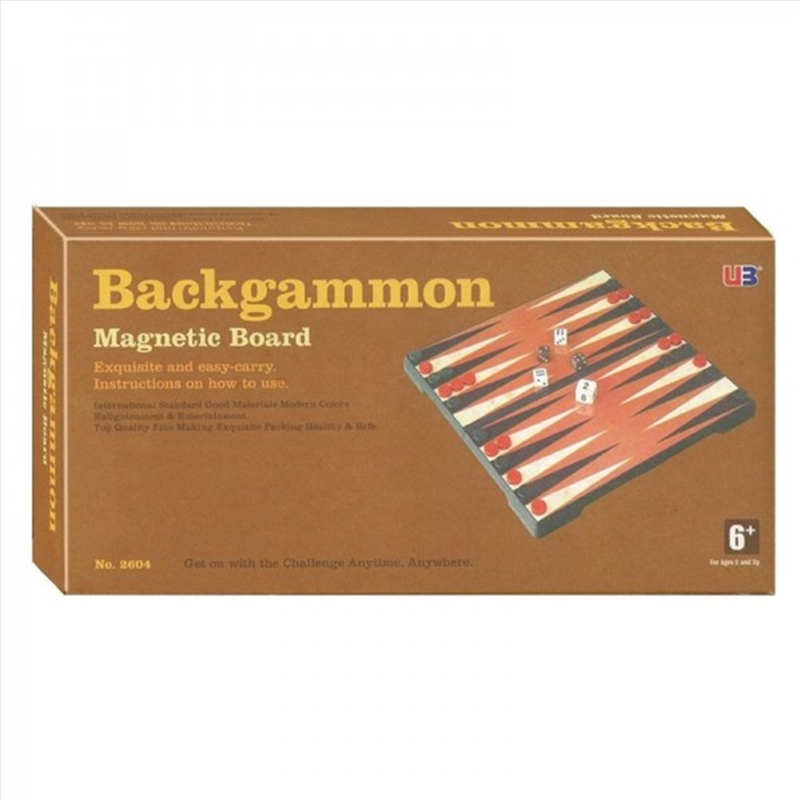 Backgammon, Magnetic 10"/Product Detail/Board Games