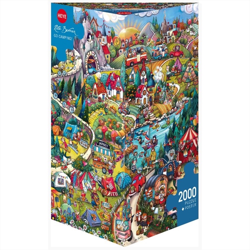 Berman, Go Camping 2000Pc/Product Detail/Jigsaw Puzzles