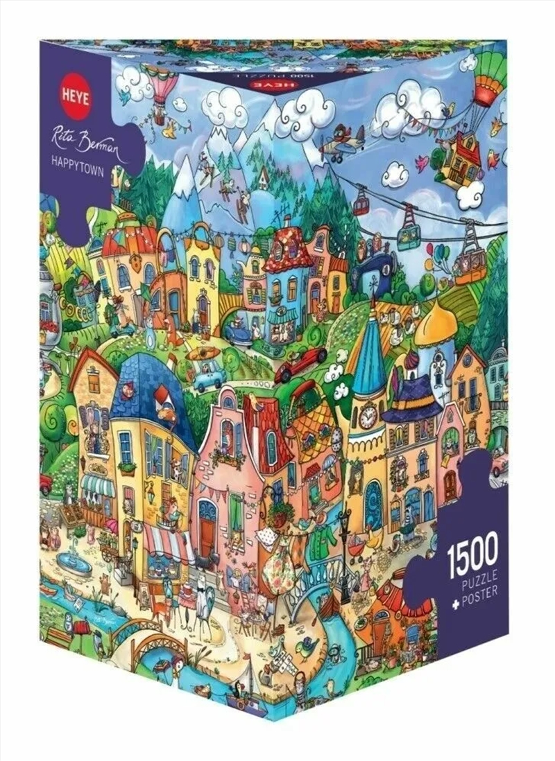 Berman, Happytown 1500Pc/Product Detail/Jigsaw Puzzles