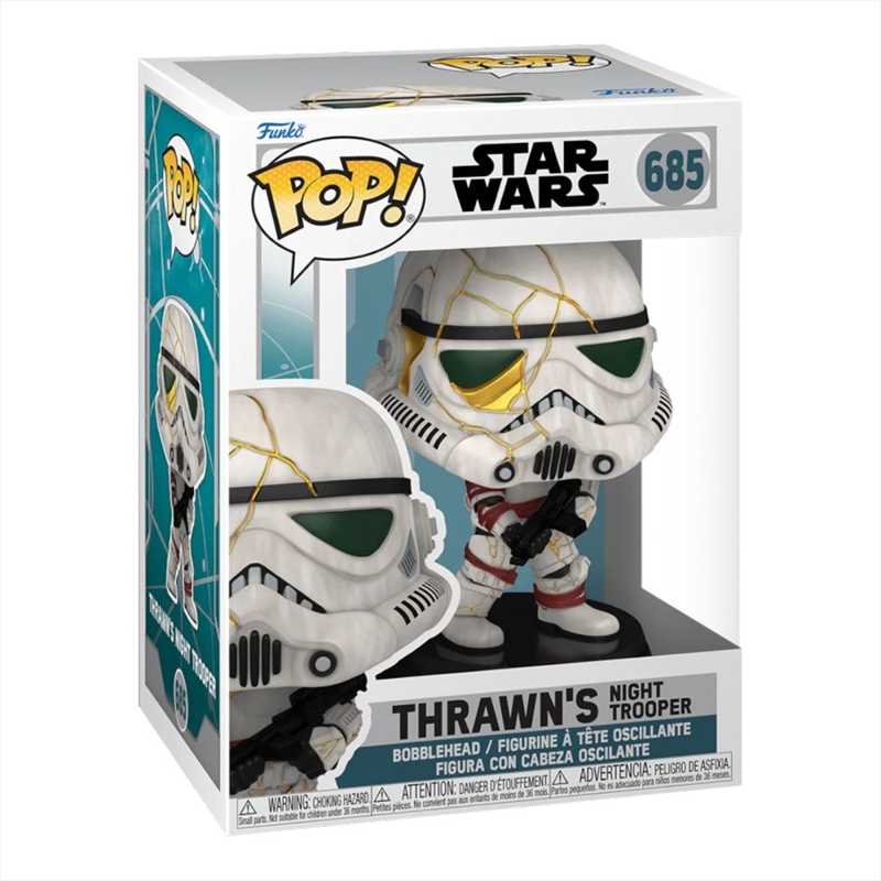 Star Wars: Ahsoka (TV) - Thrawn's Night Trooper (White/Gold Helmet) Pop! Vinyl/Product Detail/TV