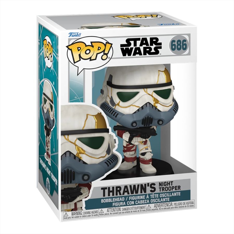 Star Wars: Ahsoka (TV) - Thrawn's Night Trooper (White/Grey Helmet) Pop! Vinyl/Product Detail/TV