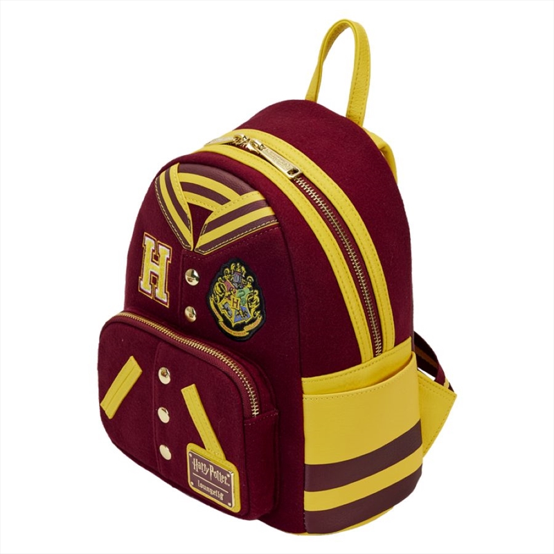 Loungefly Harry Potter - Gryffindor Hogwarts Crest Varsity Jacket Mini Backpack/Product Detail/Bags