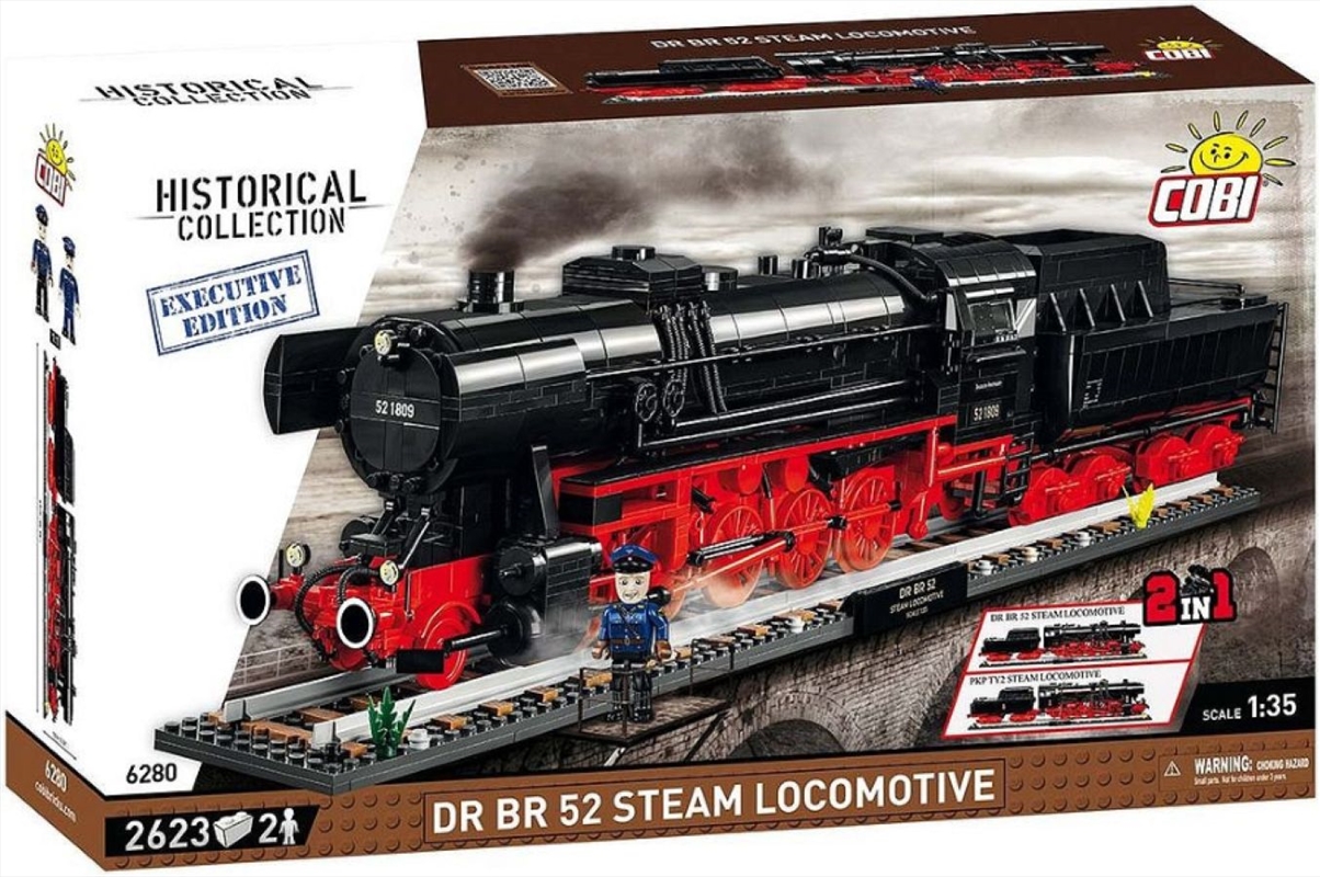 Trains - DR BR 52 Steam Locomotive 1:35 Scale Exclusive Edition [2623 Pcs]/Product Detail/Collectables