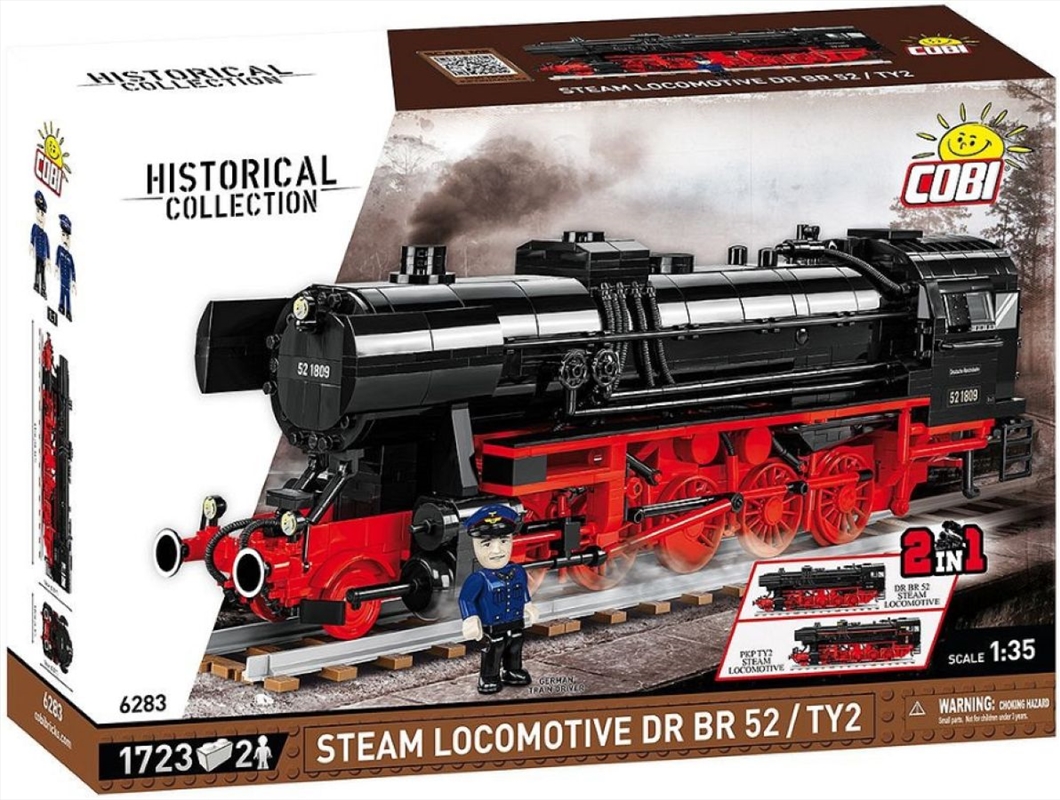 Trains - DR BR 52/TY2 Steam Locomotive 1:35 Scale [1723 Pcs]/Product Detail/Collectables