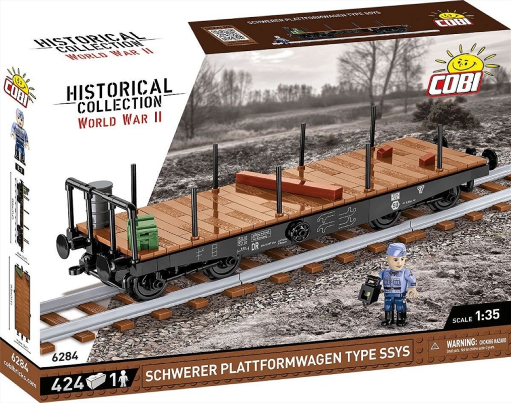 Trains - Schwerer Plattwormwagen Type Ssys 1:35 Scale [424 Pcs]/Product Detail/Collectables