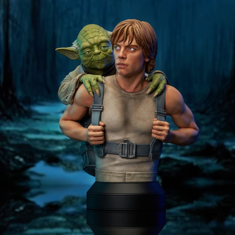 Star Wars: The Empire Strikes Back -Luke Skywalker with Yoda 1:6 Scale Mini Bust/Product Detail/Statues