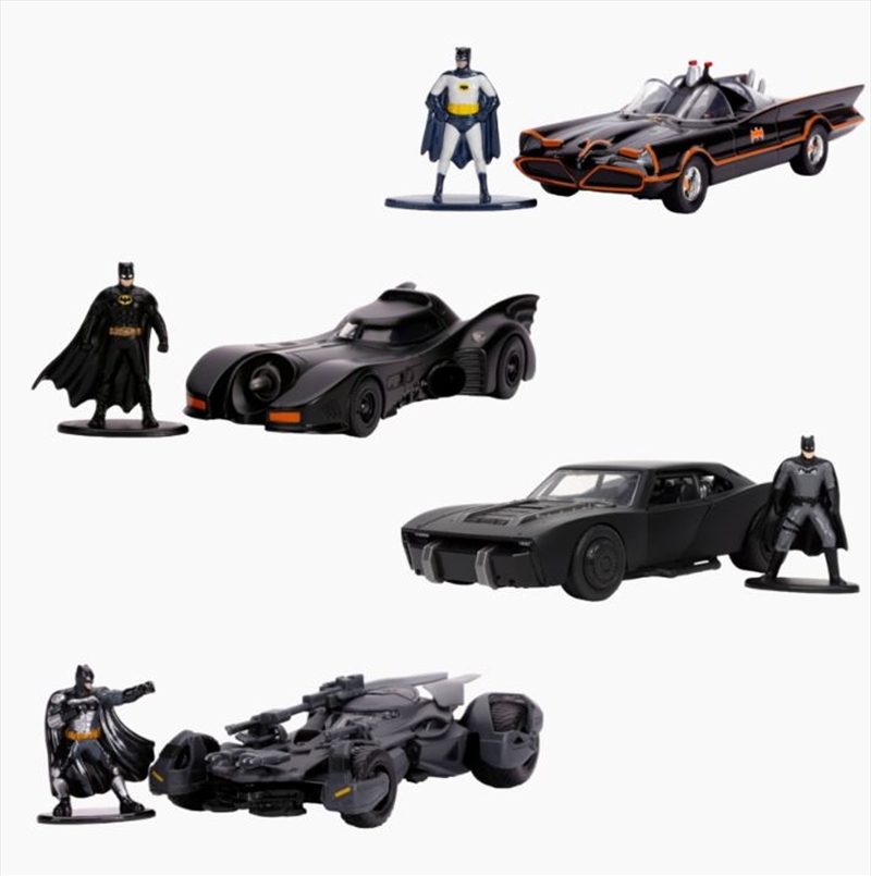 Batman (TV/FILMS) - Batmobile with Figures 1:32 Scale Diecast (RANDOM)/Product Detail/Figurines