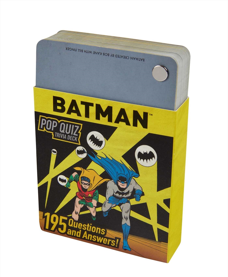 DC Comics: Batman Pop Quiz Trivia Deck/Product Detail/Card Games