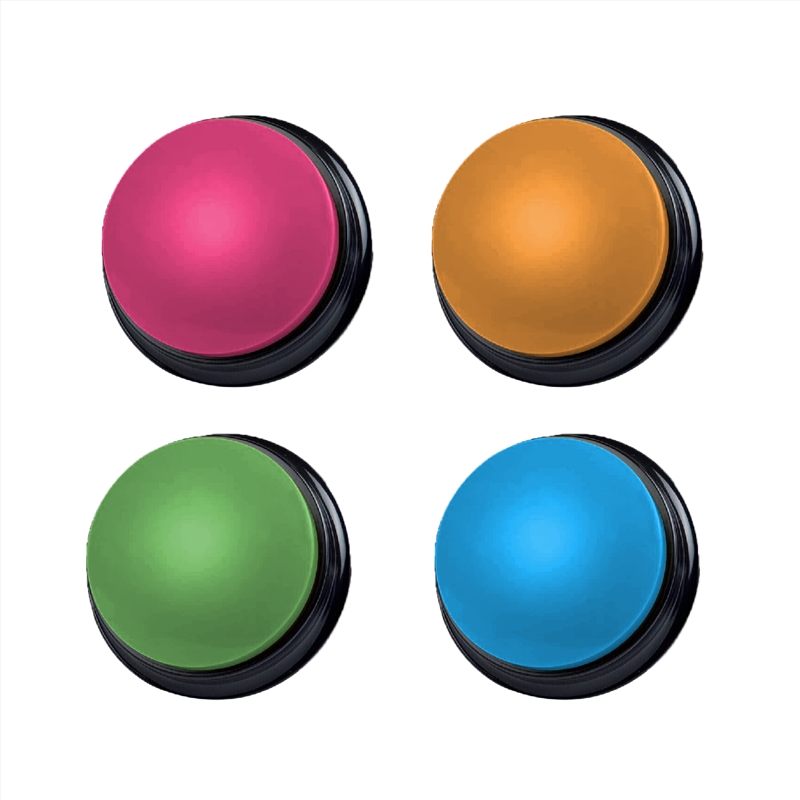 T4P Talking Buttons 4PK/Product Detail/Pet Accessories