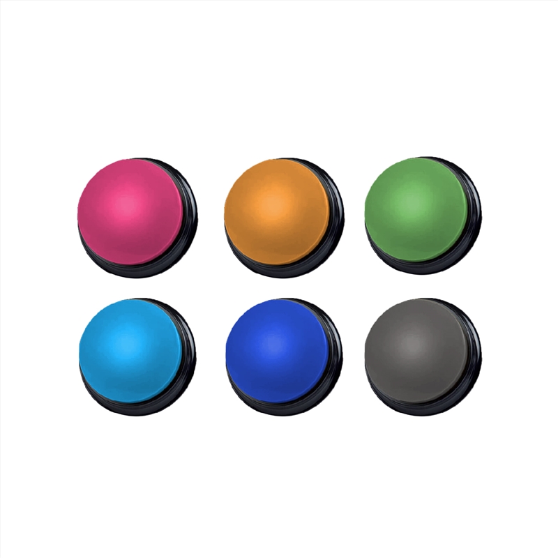 T4P Talking Buttons 6PK/Product Detail/Pet Accessories