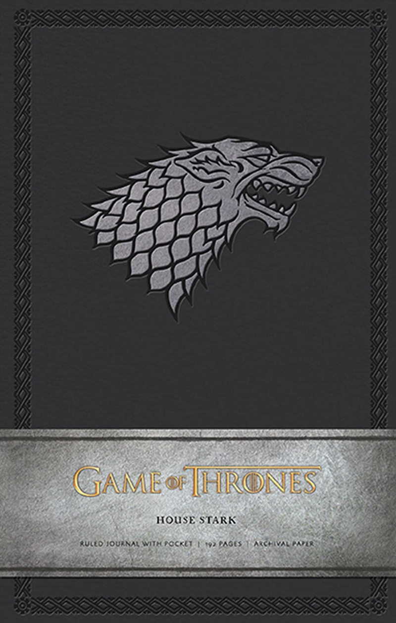 Game of Thrones: House Stark Hardcover Ruled Journal/Product Detail/Notebooks & Journals