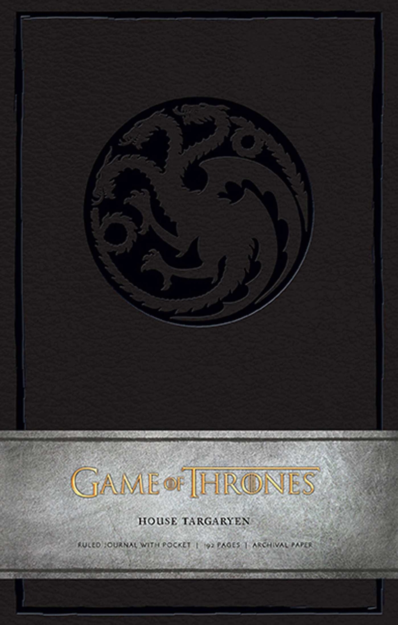 Game of Thrones: House Targaryen Hardcover Ruled Journal/Product Detail/Notebooks & Journals