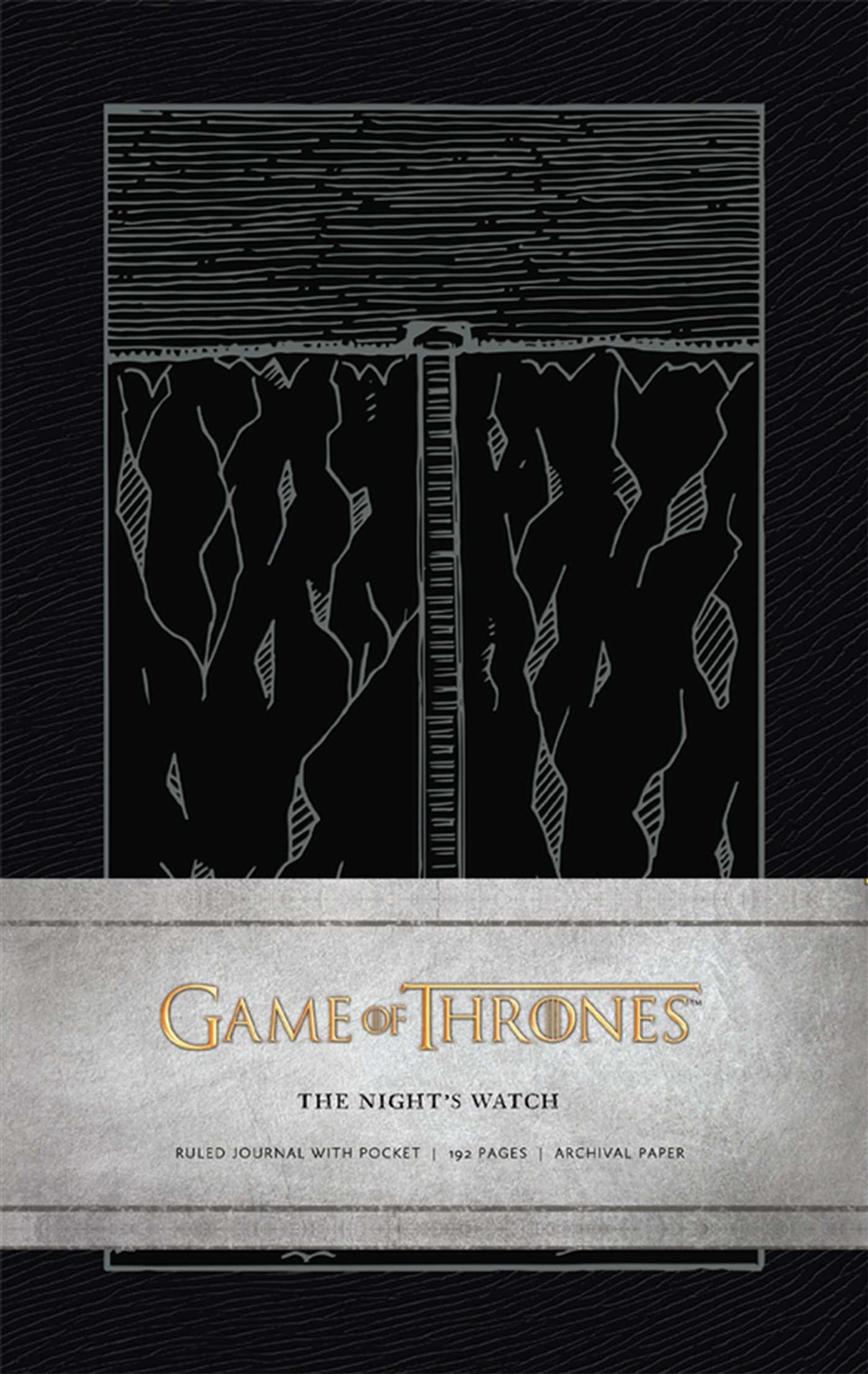 Game of Thrones: The Night's Watch Hardcover Ruled Journal/Product Detail/Notebooks & Journals