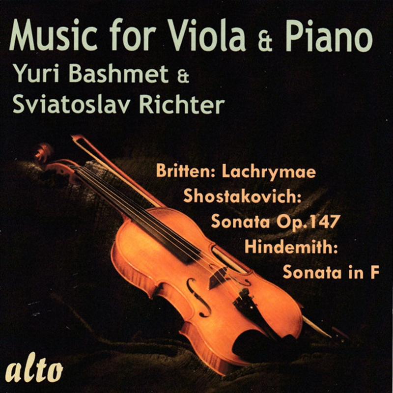 Music For Viola And Piano/Product Detail/Classical